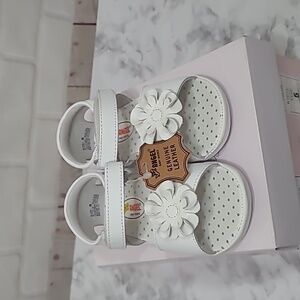 NWT & Box Girls Angel Brand genuine leather sandals